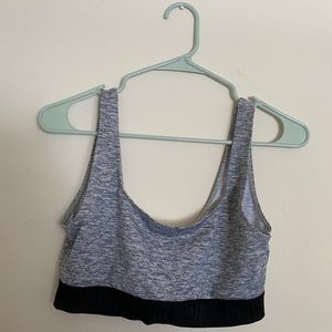 Grey PINK Sports Bra